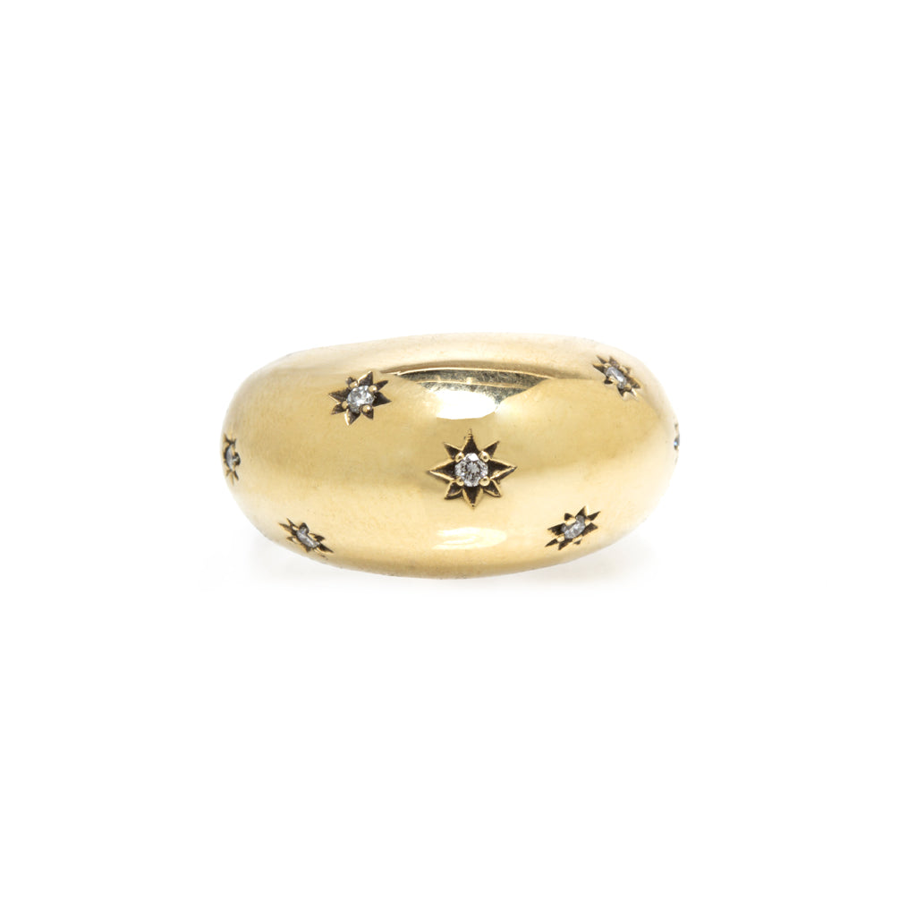 Bomb Star Rings bombe | Star-set diamonds | Vintage-inspired ring | Workhorse Jewelry